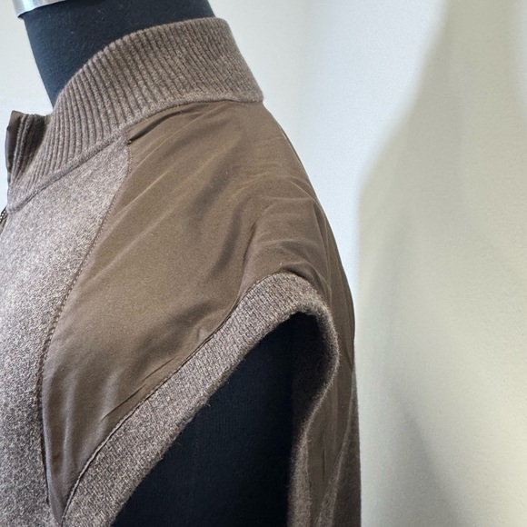 Cutter & Buck Brown Sleeveless 1/4 Zip Pullover Sweater Vest (3XT / 3X Tall) - Picture 7 of 11
